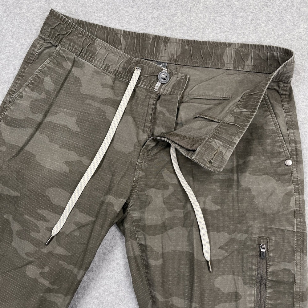 Vuori Ripstop Pant Womens Small Green Camo Drawstring Athletic Jogger Climber - Picture 8 of 12